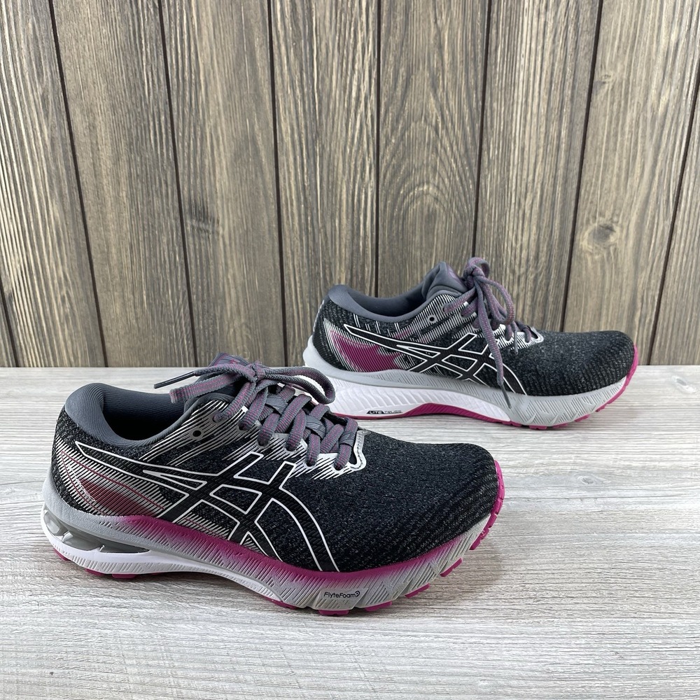 Asics Womens GT 2000 10 Running Shoes Size 6 Wide Comfort 1012B044 Flyte Foam
